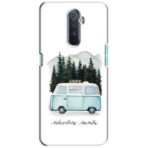 Силіконовий бампер з картинкою машини на Realme X2 Pro (Будиночок на колесах)