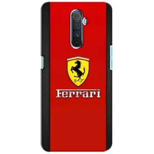 Силіконовий бампер з картинкою машини на Realme X2 Pro (Ferrari Logo)
