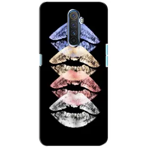 Чехол Стильные девушки на Realme X2 Pro (Губы)