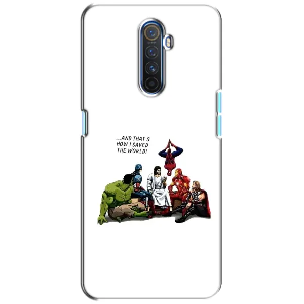 Чехол с рисунком «Иисус супергерой» для Realme X2 Pro Чехол с рисунком «Иисус супергерой» для Realme X2 Pro