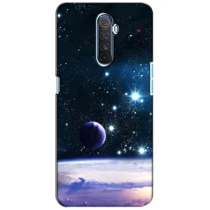 Чехол (ТПУ) с планетами на Realme X2 Pro (Космический вид)