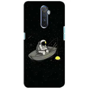 Силіконовый Чохол з принтом "Космонавти" на Realme X2 Pro (Космонавт на рибалці)