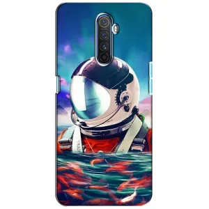 Силиконовый Чехол с принтом "Космонавты" на Realme X2 Pro