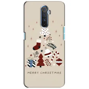 Чехол Санта Клаус для Realme X2 Pro (Merry Christmas)
