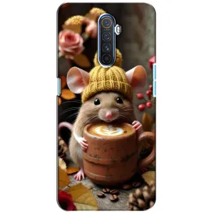 Чехол с рисунком «Мышка с кофе» для Realme X2 Pro