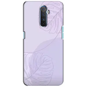 Чехол цветочный дизайн для Realme X2 Pro (Монстера фиолетовая)