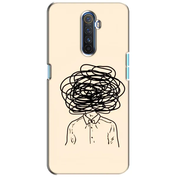 Чехол с рисунком «Мысли» для Realme X2 Pro