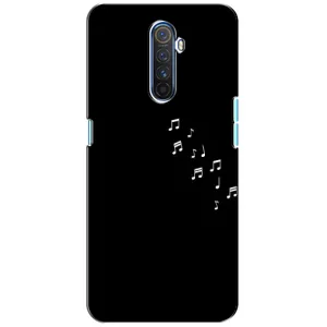 Чохол з картинками на чорному фоні для Realme X2 Pro (Ноти)