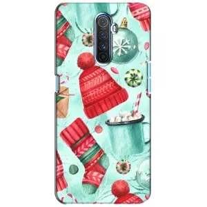 Чехол Санта Клаус для Realme X2 Pro (Одежда)