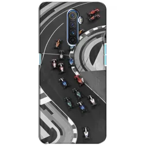 Чехол фильм Формула 1 для Realme X2 Pro (Гонки ф1)