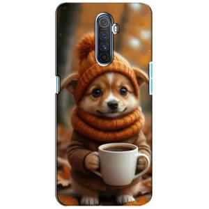 Чехол с рисунком «Собачка с кофе» для Realme X2 Pro