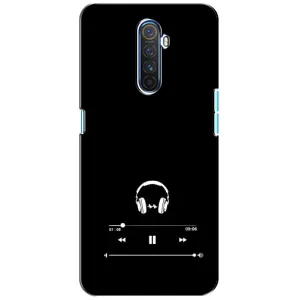 Чохол з картинками на чорному фоні для Realme X2 Pro (Плеєр)