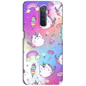 Чехол Unicorn на Realme X2 Pro (Радуга и Единорог)