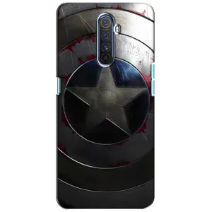 Чохол с Щітом Капітана Америки на Realme X2 Pro (Ретро Щит Капітана)