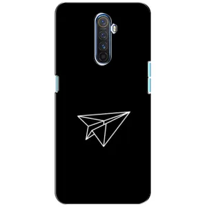 Чохол з картинками на чорному фоні для Realme X2 Pro (Літак)