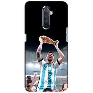 Чохли Лео Мессі Аргентина для Realme X2 Pro (Щасливий Мессі)