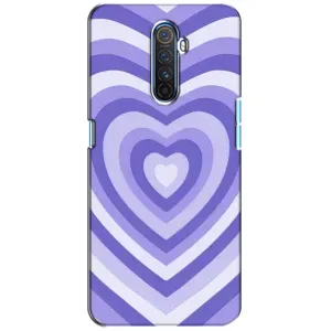 Чохли з тематикою "Маленькі Сердчеки" на Realme X2 Pro (Серце фіолет)