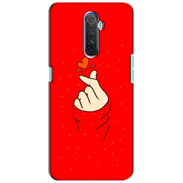 Чехол с рисунком «Сердце на красном» для Realme X2 Pro
