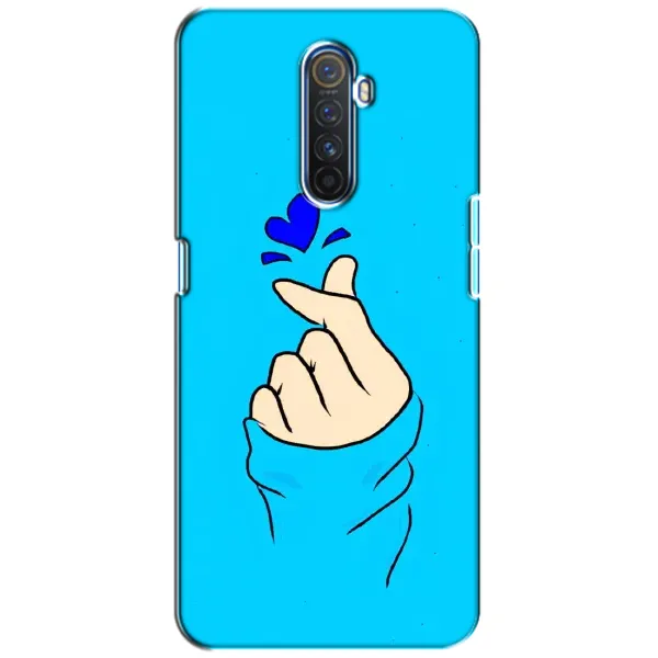 Чехол с рисунком «Сердце на синем» для Realme X2 Pro