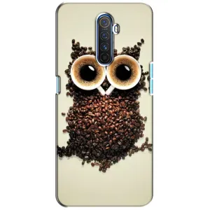 Чохли з принтом СОВИ для Realme X2 Pro (Сова з зерен кави)