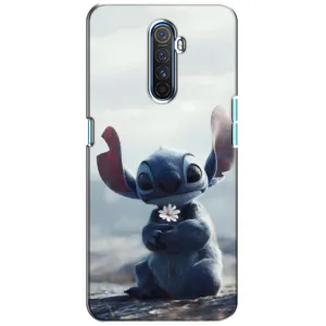 Чехол с рисунком Стич для Realme X2 Pro (Стич с цветочком)