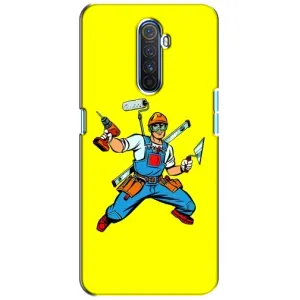 Силіконовий бампер (Працівники) на Realme X2 Pro (Будівельник)
