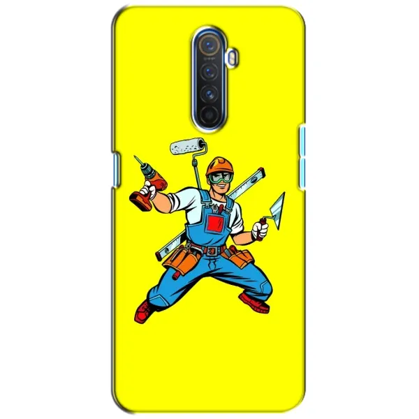 Чехол с рисунком «Строитель» для Realme X2 Pro