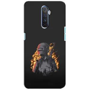 Чохол з картинкою "Герой Pubg" на Realme X2 Pro (В полум'ї)