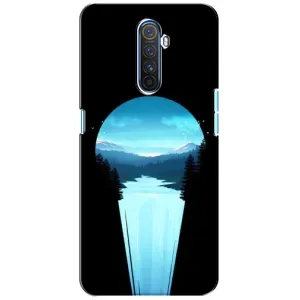 Літній Чохол на Realme X2 Pro (Синій Водоспад)
