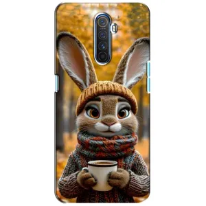 Чехол с рисунком «Зайчик с кофе» для Realme X2 Pro