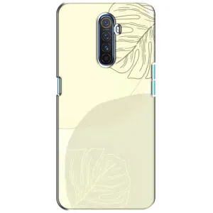 Чехол цветочный дизайн для Realme X2 Pro (Зелёный фон)