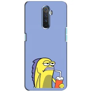 Бампер с принтом Мемы для Realme X2 Pro (Безразличие)