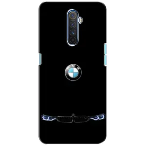 Силіконовий бампер з картинкою машини на Realme X2 Pro (Чорний BMW)