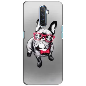 Чохол (ТПУ) Милі песики для Realme X2 Pro (Бульдог в окулярах)