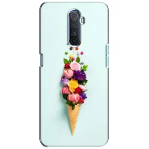 Чехлы с тематикой "ЦВЕТЫ" на Realme X2 Pro (Цветок-мороженное)