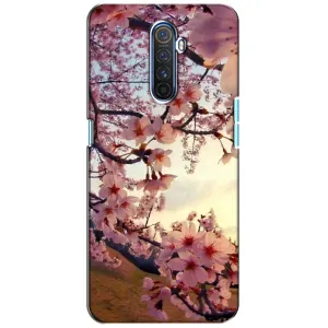Чехол с принтом САКУРЫ на Realme X2 Pro (Цветущая сакура)