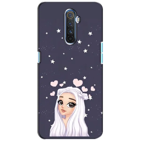 Чехол с рисунком «Девушка и сердечки» для Realme X2 Pro