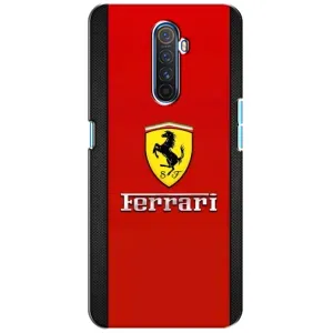 Силіконовий бампер з картинкою машини на Realme X2 Pro (Ferrari Logo)
