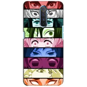 Силиконовые чехлы с глазами Anime для Реалми Х2 Про (Глаза Хашира)