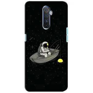 Силіконовый Чохол з принтом "Космонавти" на Realme X2 Pro (Космонавт на рибалці)