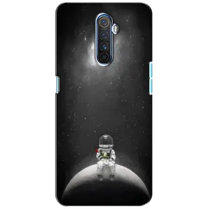 Силіконовый Чохол з принтом "Космонавти" на Realme X2 Pro (Космонавт романтик)