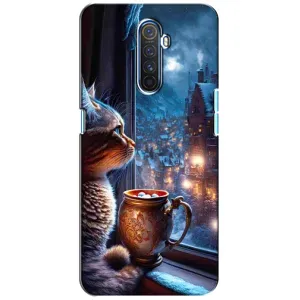 Чехлы на Новый Год Realme X2 Pro (Кот новогодний)
