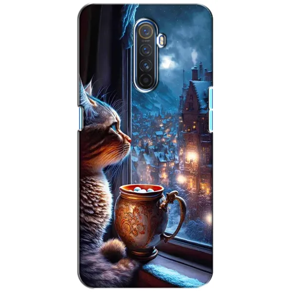 Чехол с рисунком «Кот новогодний» для Realme X2 Pro Чехол с рисунком «Кот новогодний» для Realme X2 Pro