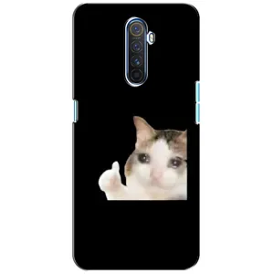 Бампер с принтом Мемы для Realme X2 Pro (Кот в слезах)