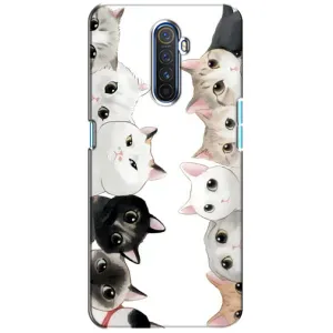 Силиконовый чехол с котиком для Realme X2 Pro (Коты)