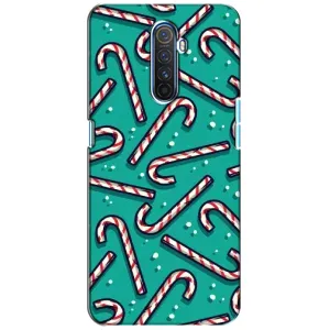 Силиконовый бампер на рождество для Realme X2 Pro (Леденцы)
