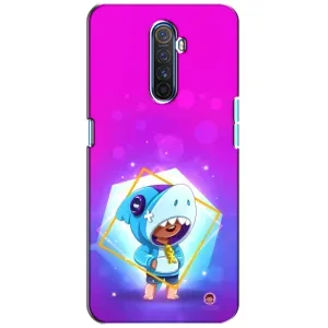 Чехол ЛЕОН (Бравл Старс) для Realme X2 Pro (Леон в костюме Акулы)