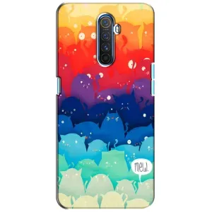 Силиконовый чехол с котиком для Realme X2 Pro (Mew)