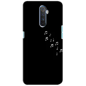 Чохол з картинками на чорному фоні для Realme X2 Pro (Ноти)