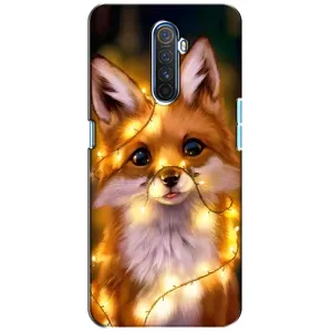 Чехол с Лисичкой для Realme X2 Pro (Новогодний лисенок)